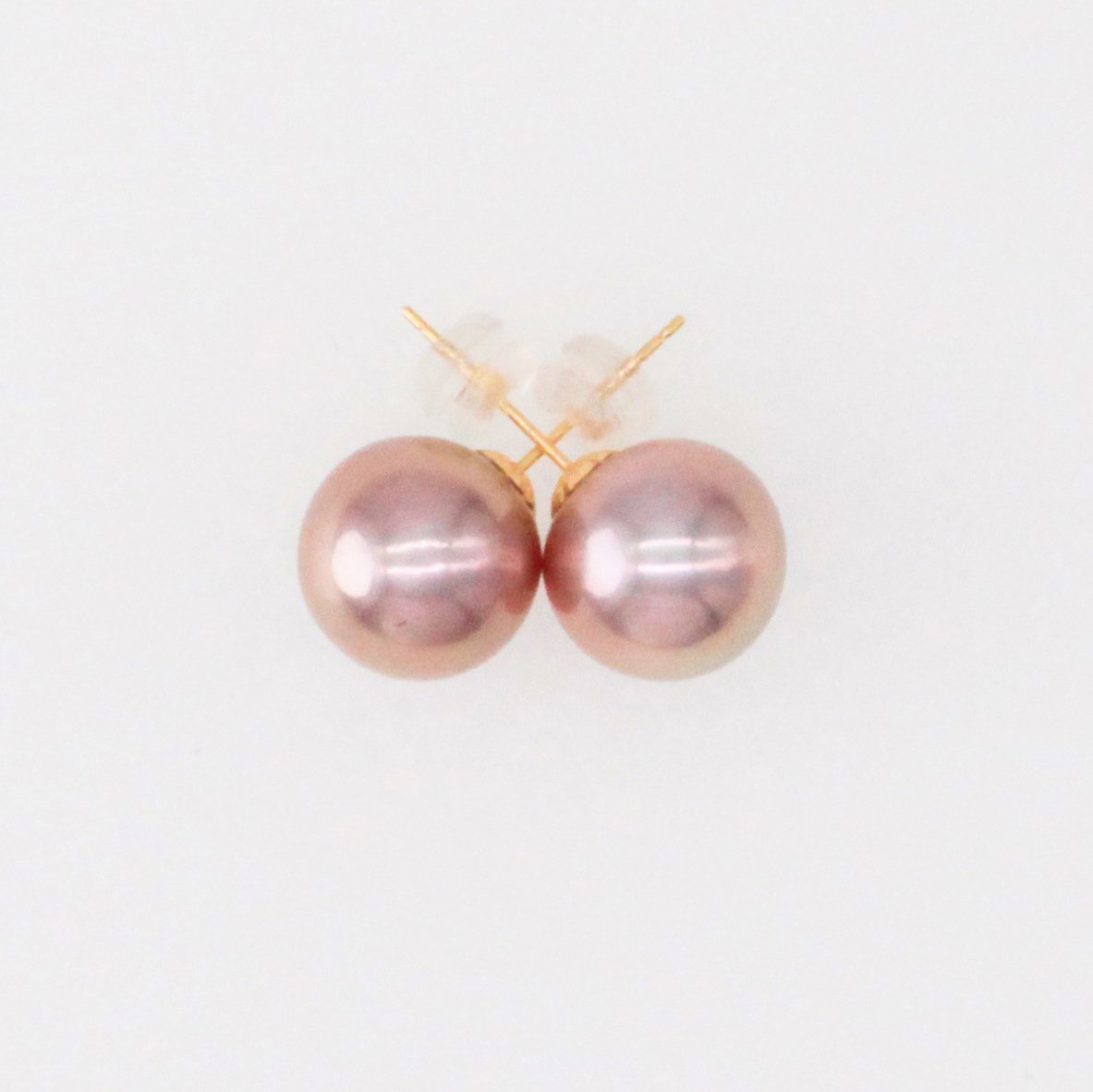 Edison Pearl Stud Earrings and Necklace Set