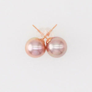 Edison Pearl Stud Earrings and Necklace Set