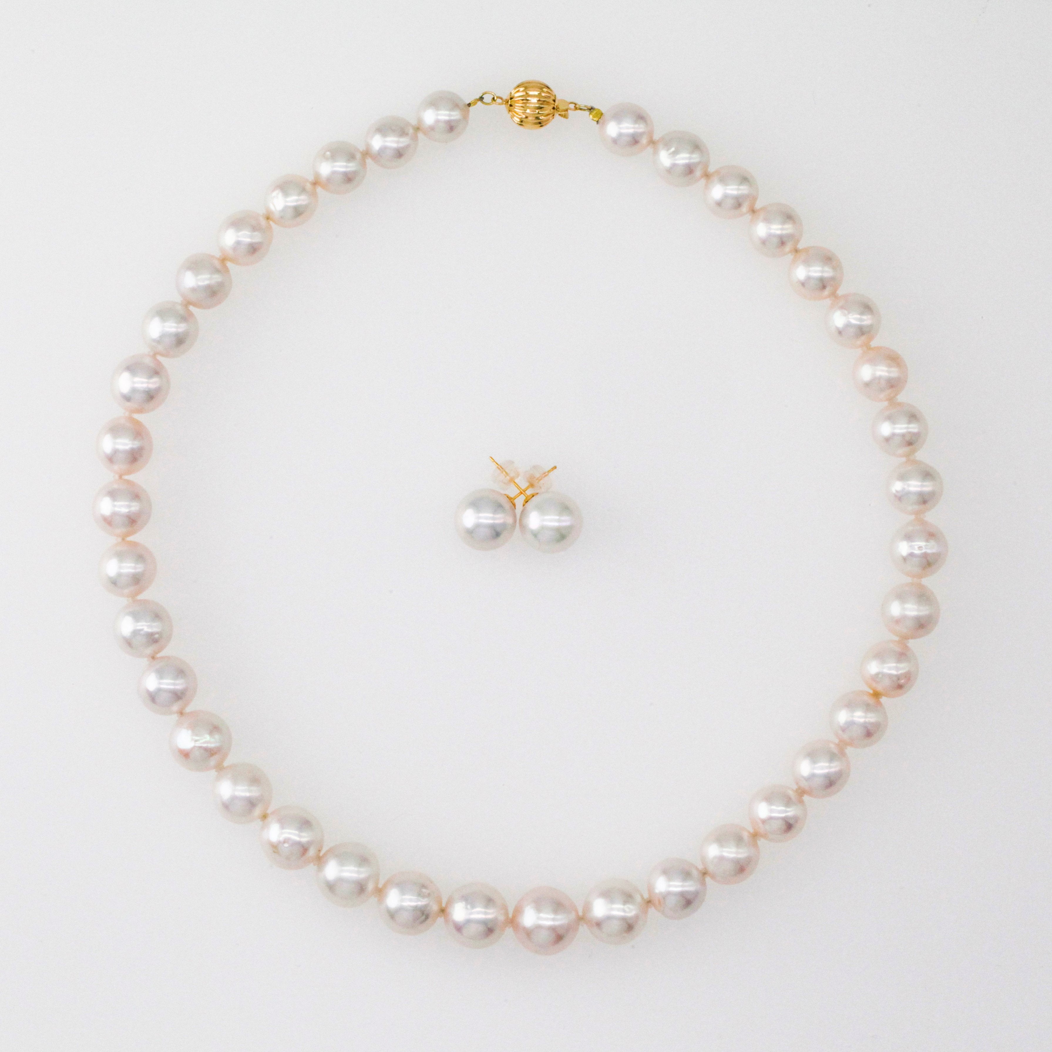 White Edison Pearl Necklace