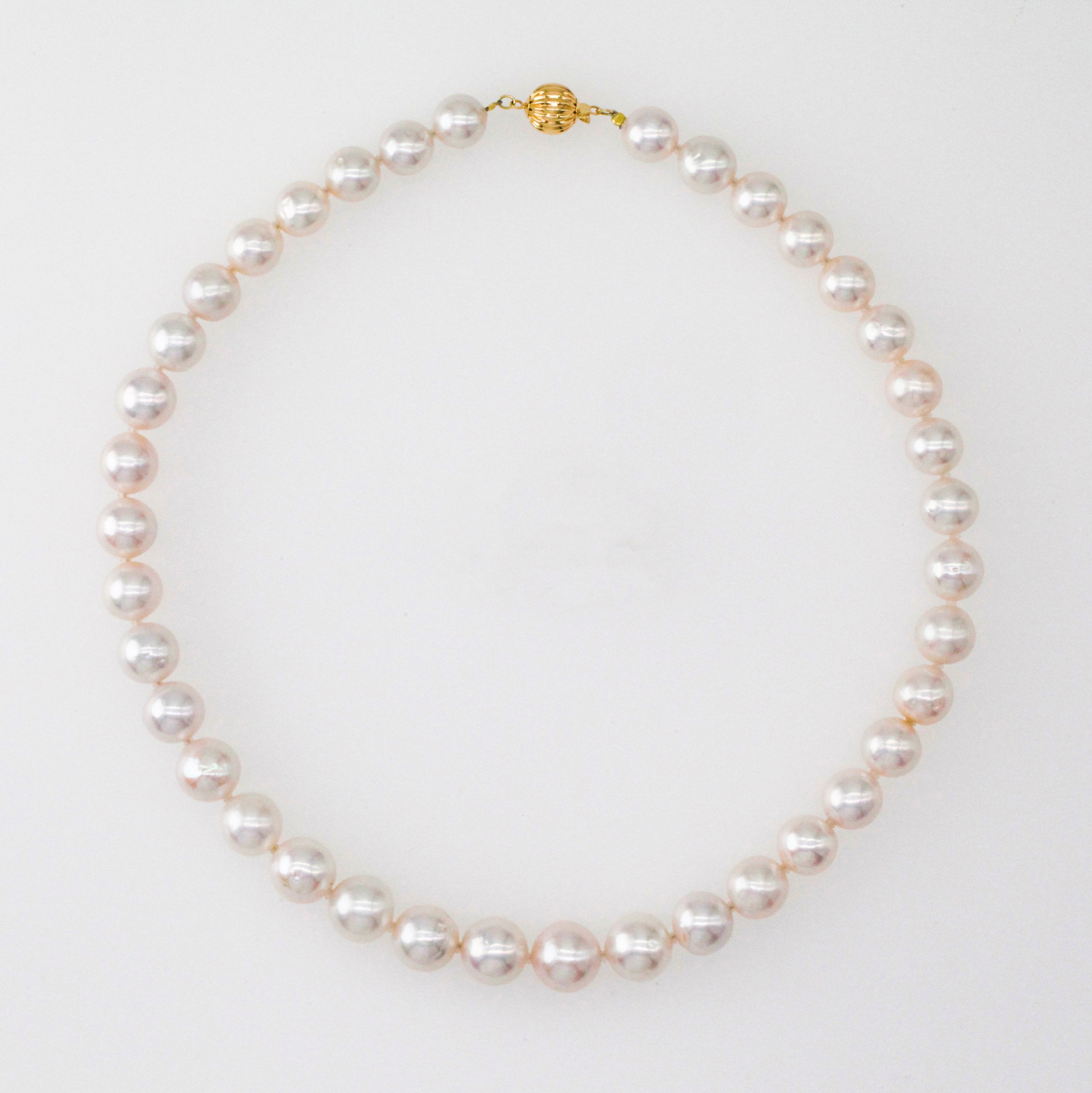 White Edison Pearl Necklace