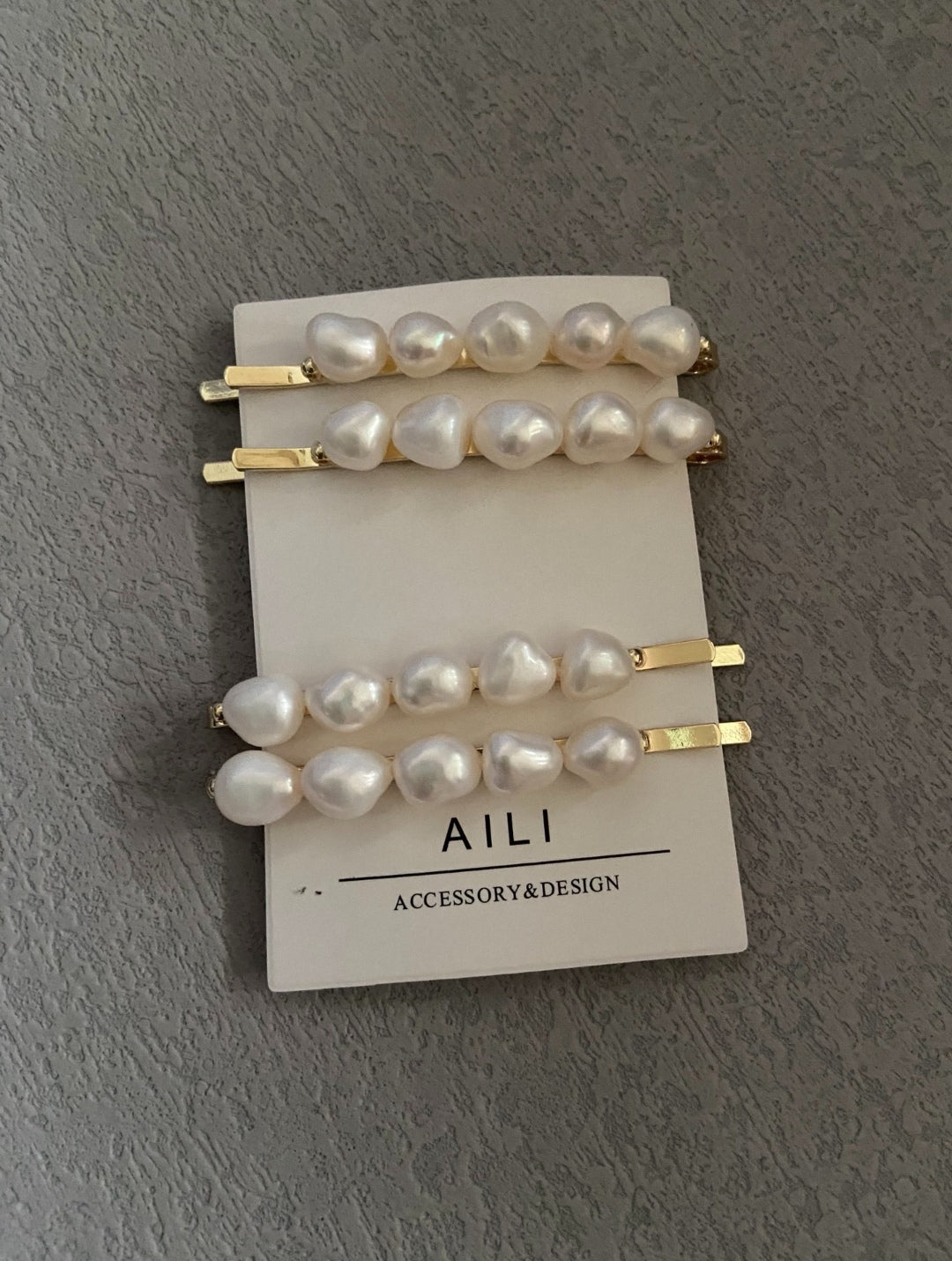 Baroque Pearl Hair Pins