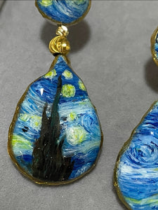 Boroque Pearl Earrings- The Starry Night