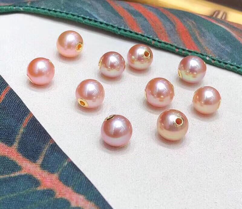 Tour de cou en cuir avec pendentif perle