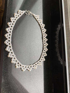 Estrela Barroco Pérola Gargantilha Bracelete Conjunto de