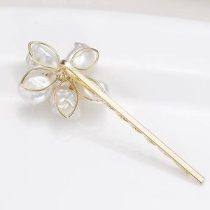 Flower Pearl Hair Pins