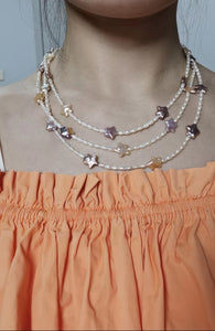 Pendientes de perlas barrocas con forma de estrella