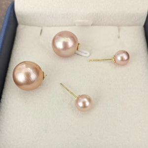 Double Pearl Earrings