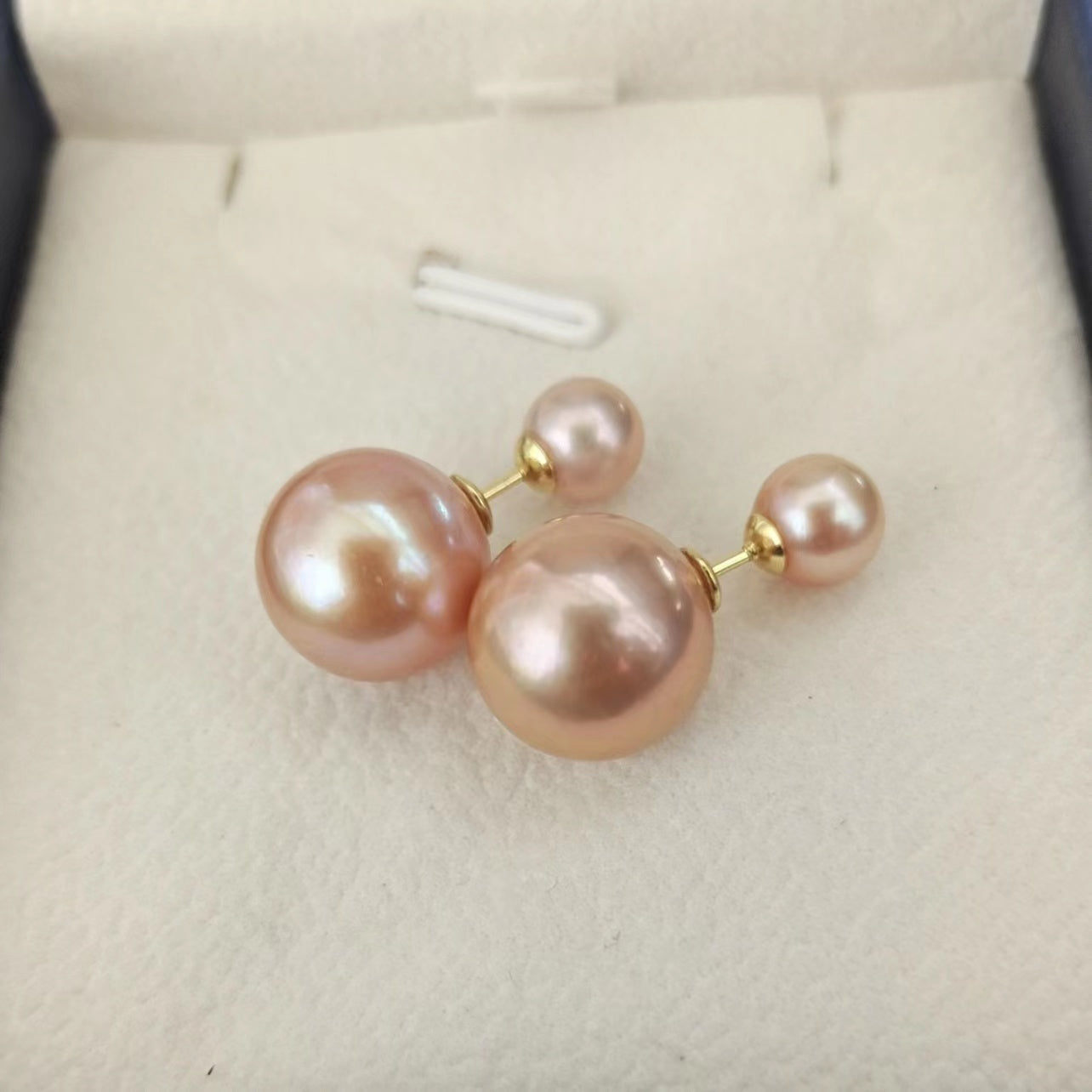 Double Pearl Earrings