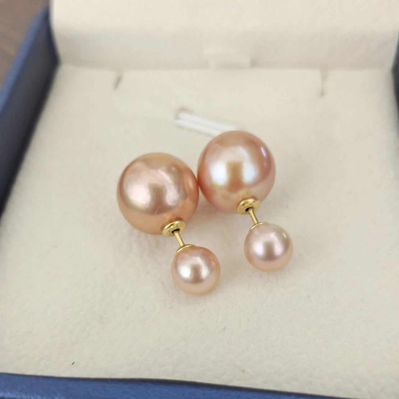 Double Pearl Earrings