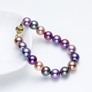 Ambilight Pearl Necklace & Bracelet Set