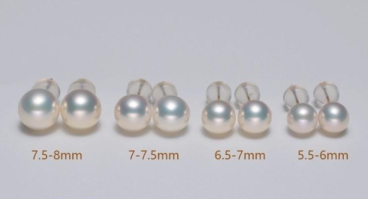 Sakura Akoya Stud Earrings